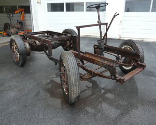 Bare chassis 12-11-07 as it was ready for sand-blasting
