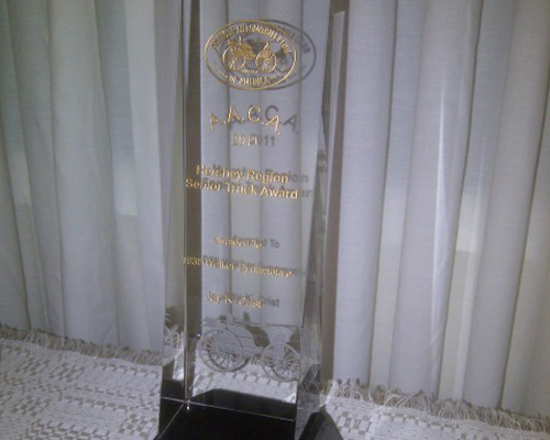 AACA 2012 Senior Truck Award